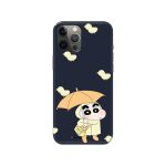 Shin Chan with Umbrella  Slim Hard Phone Case