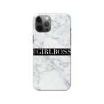 Girl Boss Marble  Slim Hard Phone Case