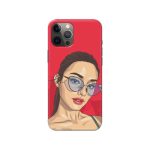 Girl With Specs  Slim Hard Phone Case