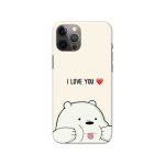 I Love You Bear Slim Hard Phone Case