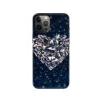 Diamond Shaped Heart Slim Hard Phone Case