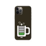 Coffee Battery Meter Printed Slim Hard Phone Case