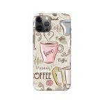 Coffee Love Printed Slim Hard Phone Case