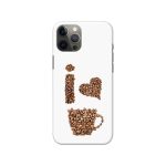 I Love Coffee Printed Slim Hard Phone Case