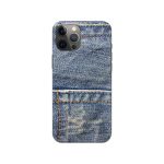 Denim Printed Slim Hard Phone Case