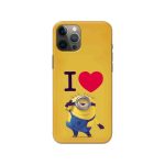 I Love Minion Printed Slim Hard Phone Case