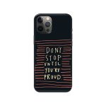 Typography – Don’t Stop Printed Slim Hard Phone Case