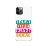 Typography Printed Slim Hard Phone Case