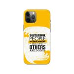 Typography Printed Slim Hard Phone Case