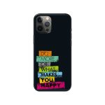 Typography Printed Slim Hard Phone Case