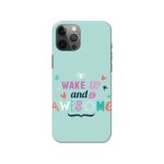 Typography – Wake Up And Be Awesome Printed Slim Hard Phone Case