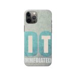 Typography Printed Slim Hard Phone Case