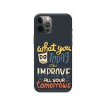 Typography Printed Slim Hard Phone Case