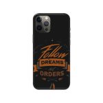 Typography Printed Slim Hard Phone Case