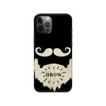 Moustache and Beard Printed Slim Hard Phone Case