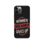 Typography Printed Slim Hard Phone Case