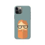 Moustache and Beard Printed Slim Hard Phone Case