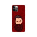 Moustache and Beard Printed Slim Hard Phone Case