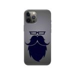 Moustache and Beard Printed Slim Hard Phone Case