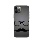 Moustache and Beard Printed Slim Hard Phone Case