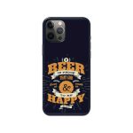 Typography – Beer Printed Slim Hard Phone Case