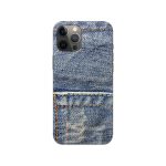 Denim  Printed Slim Hard Phone Case