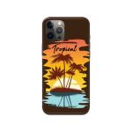 Tropical Printed Slim Hard Phone Case