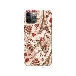 Paris Love Printed Slim Hard Phone Case