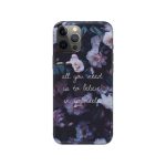 Floral Printed Slim Hard Phone Case