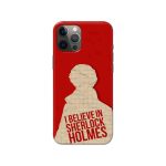 I Believe in Sherlock Holmes Printed Slim Hard Phone Case