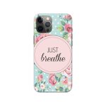 Just Breathe Printed Slim Hard Phone Case