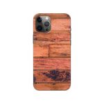 Wooden  Printed Slim Hard Phone Case