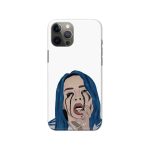 A Girl With Tears  Slim Hard Phone Case